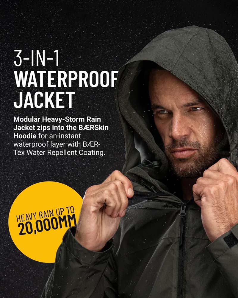 Genieße Wilden Komfort Bei Kälte, Regen, Wind Oder Schnee. Dies Ist Die Letzte Hoodie, Die Du Jemals Kaufen Wirst.