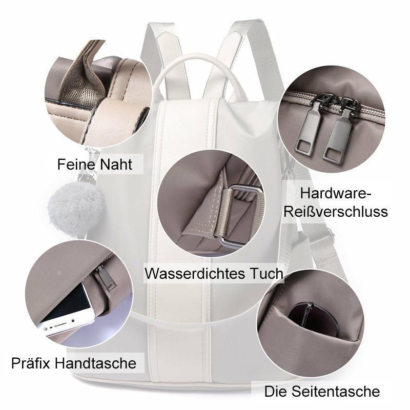 Antidiebstahle Doppelschultertasche