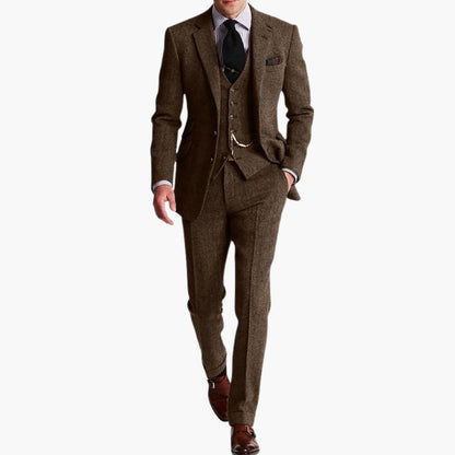 Men's Classic Suit | With Vest