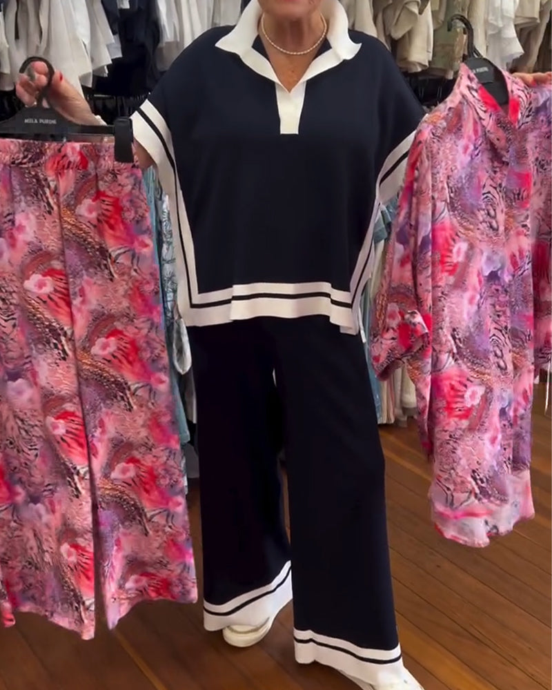 Set Elegant Colorblocking Leger