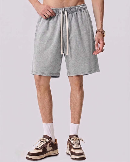 Shorts Gewaschen Vintage Terry Schlaufe