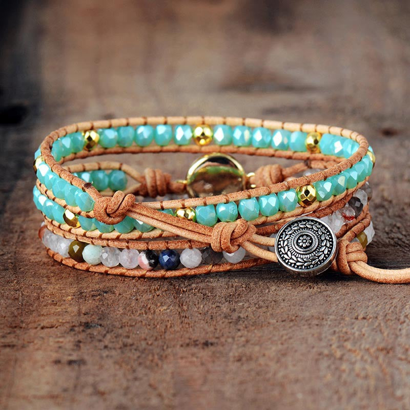 Boho Geflochtenes Perlenarmband