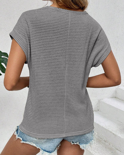 T-Shirt Raglan Netz Hohl Aus Atmungsaktiv