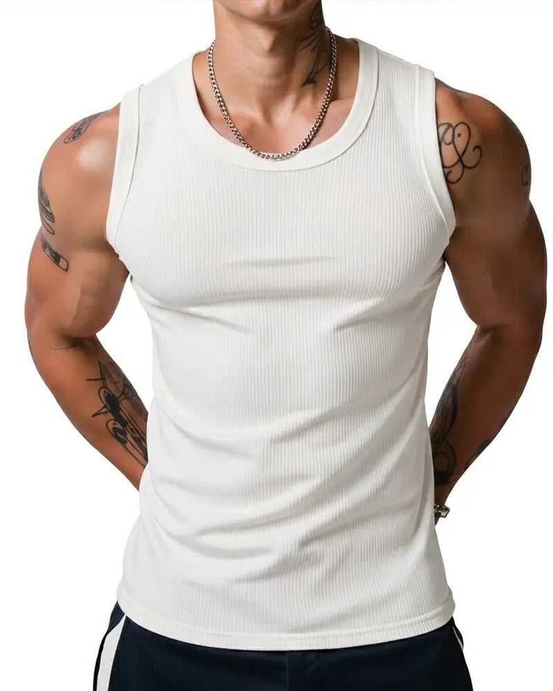 Tanktop Herren Gerippt Racerback