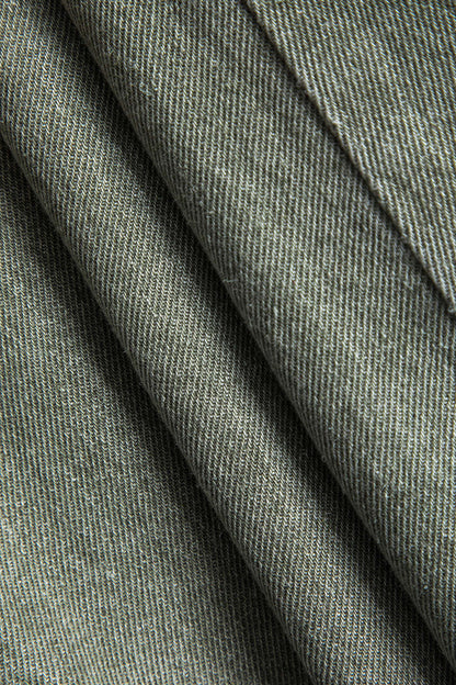 Cyan Vintage Denim Waschung Weite Hosen