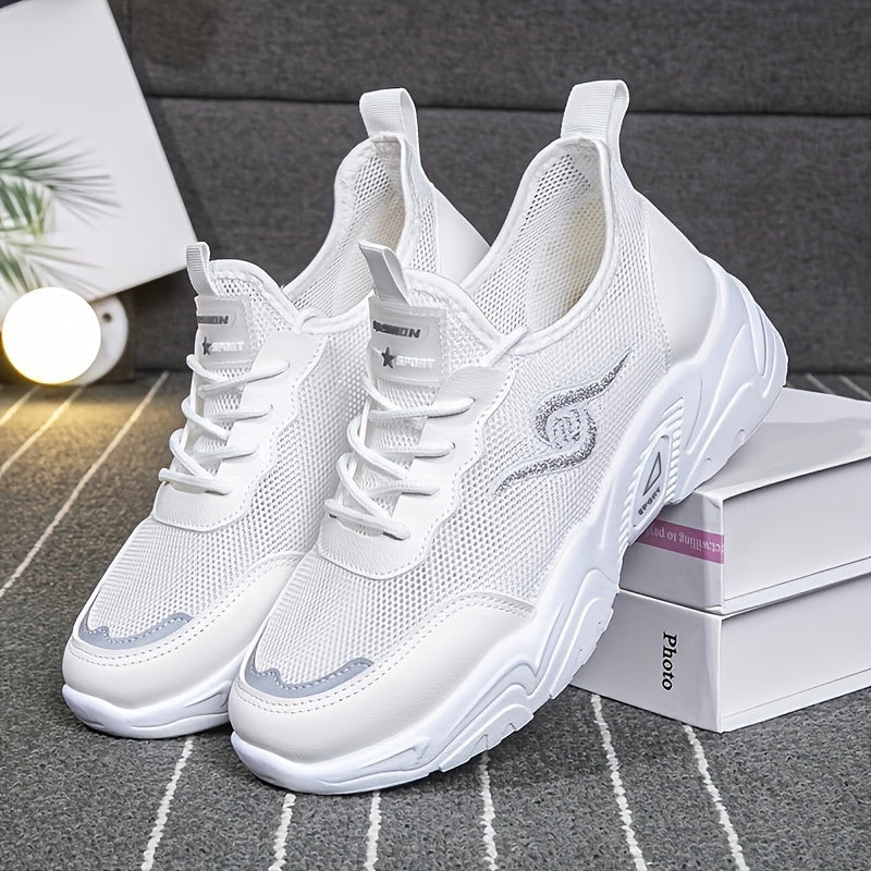 White Ultralight Running Shoes - Ella