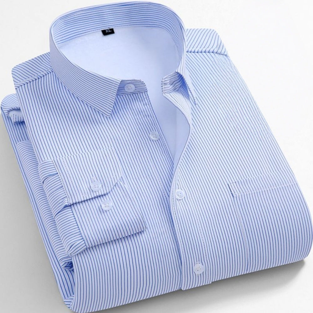 Striped Fleece Shirt for Men - Tina