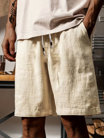 Sand linen shorts – Felix