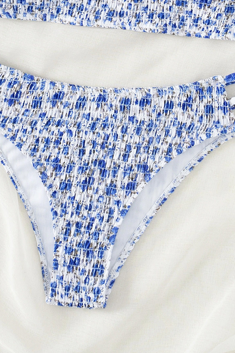 Bikini Kleiner Blumenprint Bandeau