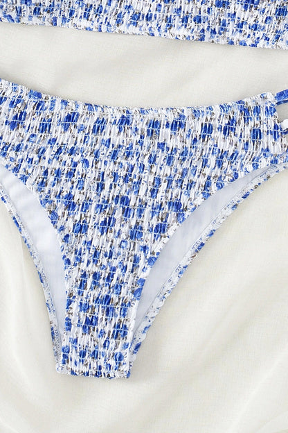 Bikini Kleiner Blumenprint Bandeau