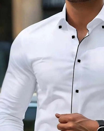 Hemd Business Slim-Fit Langarmelig