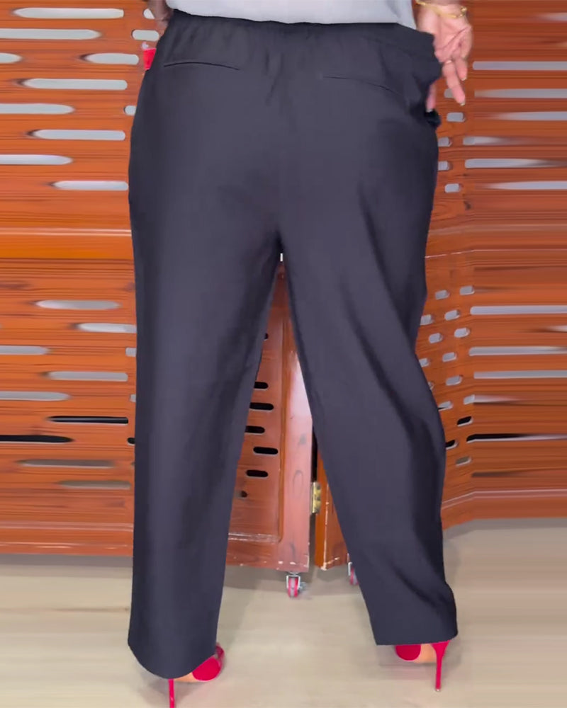 Hose Kordelzug Lässig