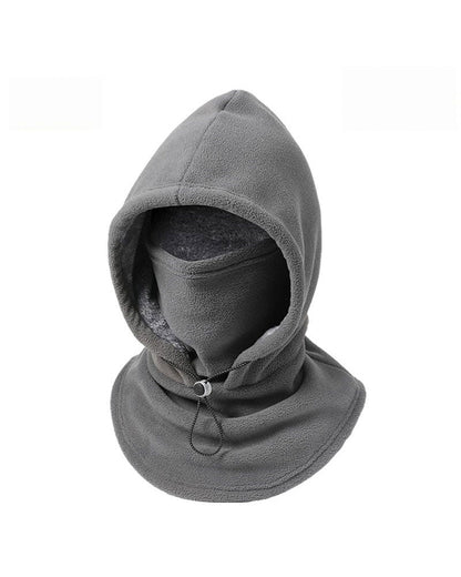 Mütze Fleece Doppellagig Integriert