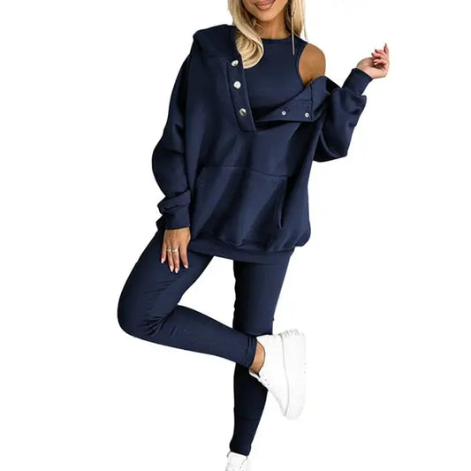 Navy Blue Leisure Suit - Lena