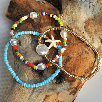 Boho-Perlenarmband-Set