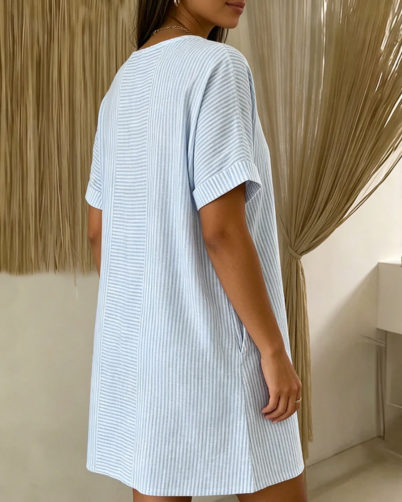 Kleid Kurzarm Shift