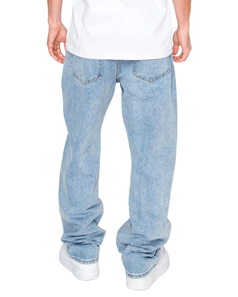 Herren Hose Alles Passt Einfarbig Denim