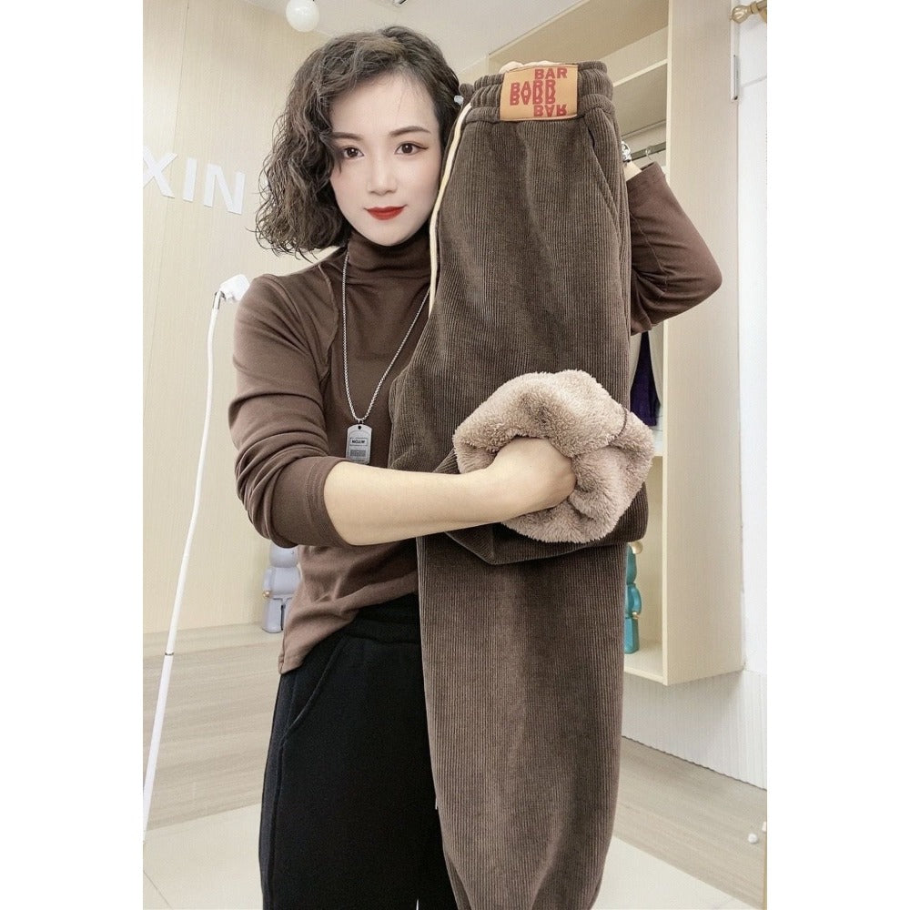 Fleece Lined Jogger Sweatpants for Women - Immacolata