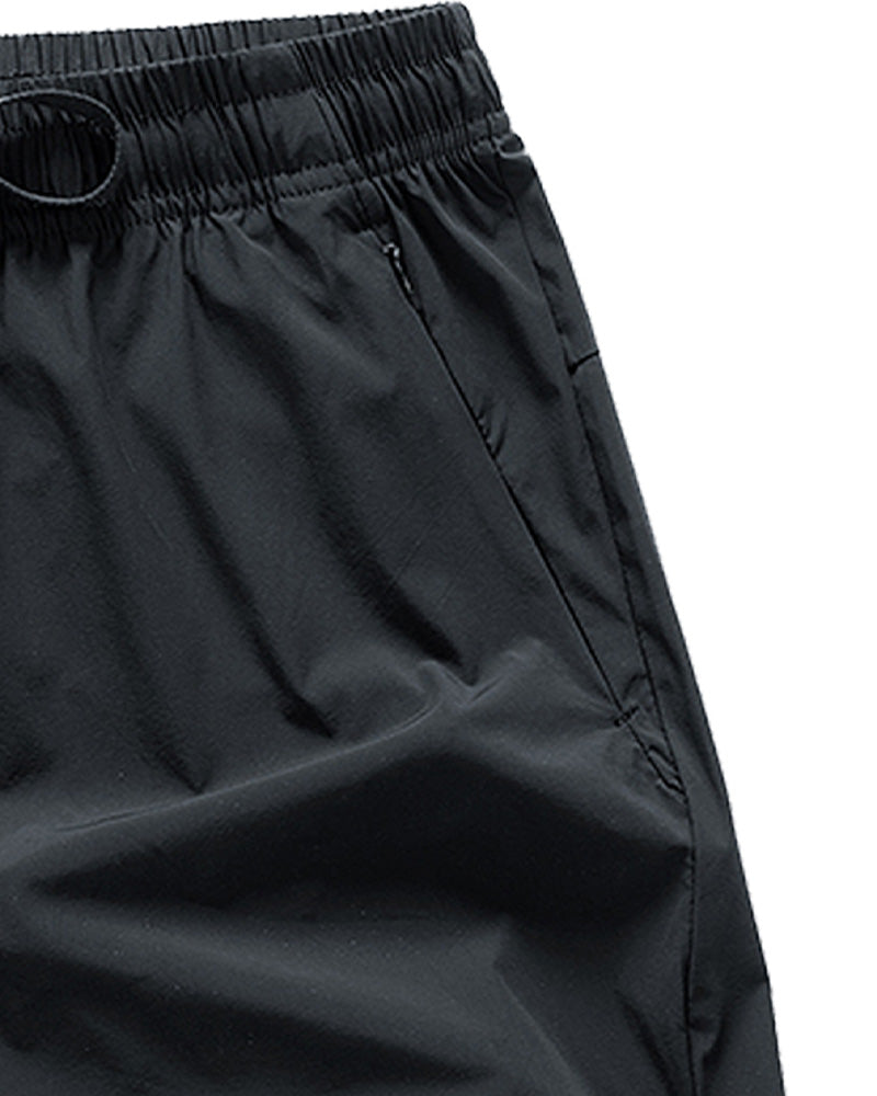 Shorts Männer Elastischer Bund Tasche Schnelltrocknend Eis-Seide Sport