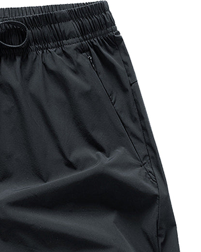 Shorts Männer Elastischer Bund Tasche Schnelltrocknend Eis-Seide Sport