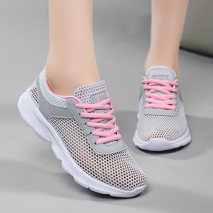 White mesh sneakers - Anna