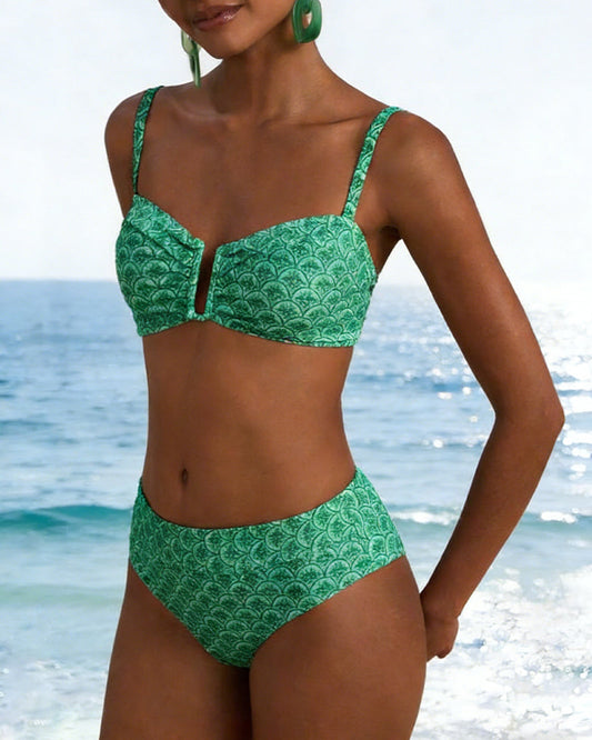 Bikini sexy bedruckt zweiteilig