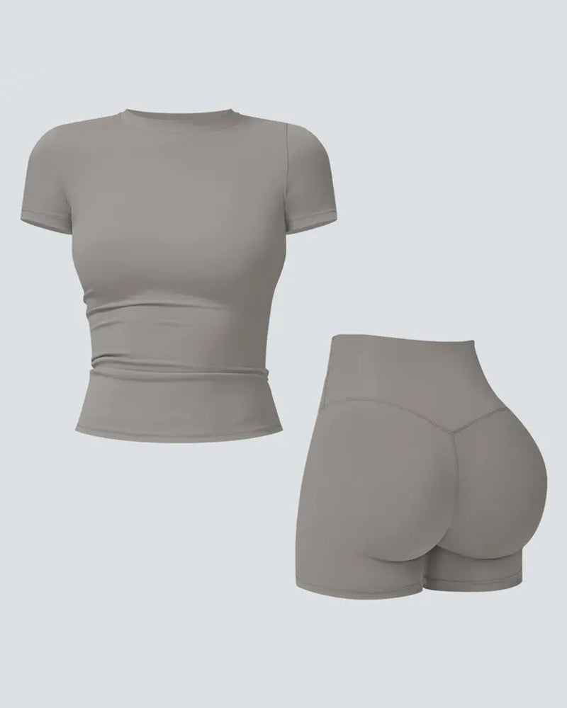 Set Kompression Kurzarm Yoga