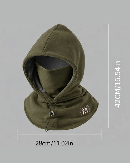 Mütze Fleece Doppellagig Integriert