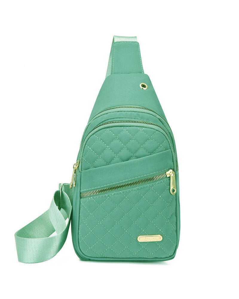 Tasche Damen Mode Bestickt Gesteppt Brust