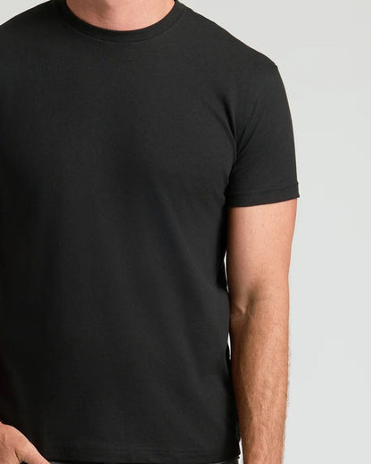 Top Herren Unifarben Kurzarm