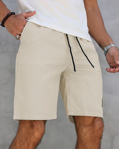 Shorts Leder Etikett Lässig
