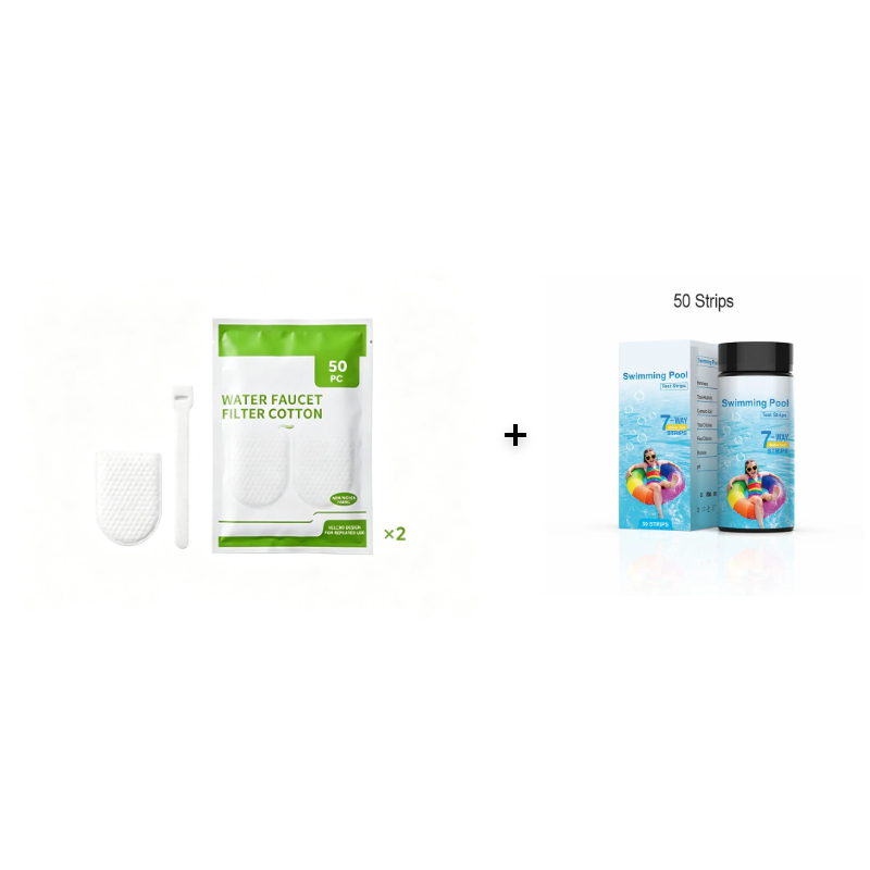 ⏰60% RABATT⚡Über 50.000 VERKAUFT!💥Spritzschutz-Küchenarmatur-Baumwollfilter zur Entfernung von Ablagerungen und Rost