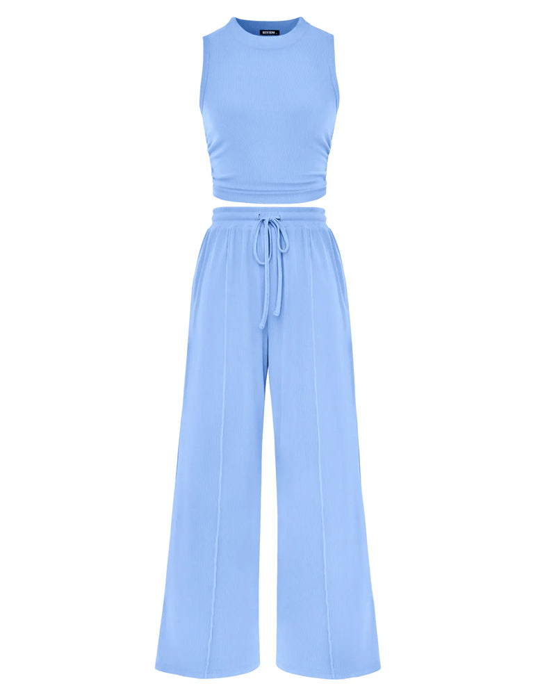 Set Weste und Hose mit elastischem Bund
