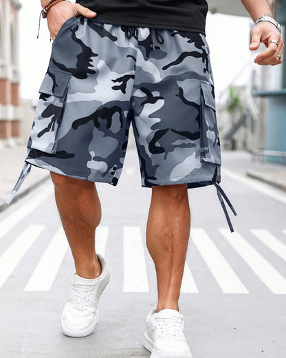 Hose Mit Taschen Camouflage Cargo