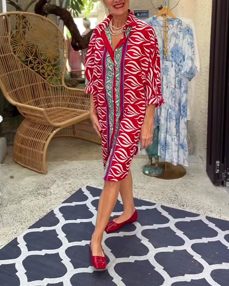 Kleid Bohemian Hemd