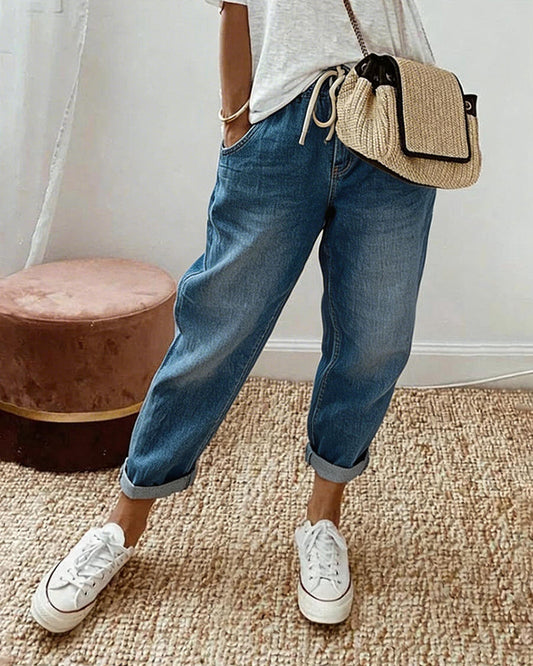 Jeans Casual Retro distressed