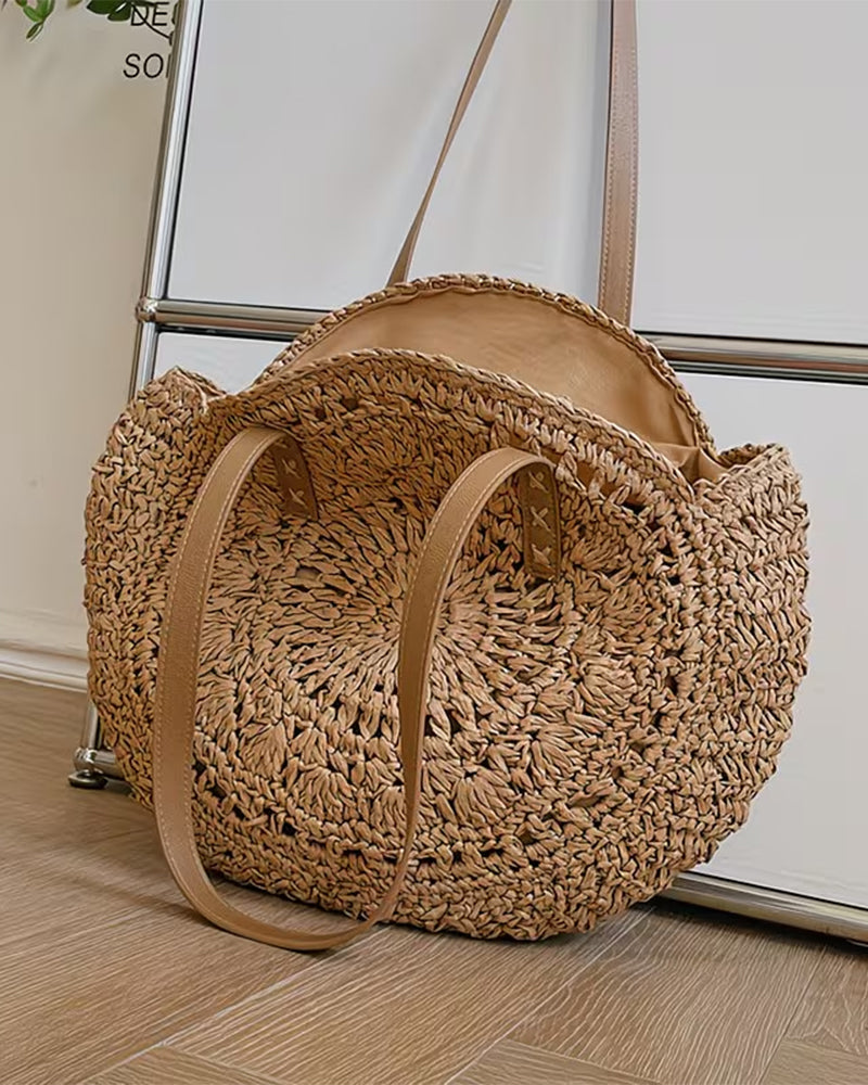 Tasche Handgeflochten Stroh