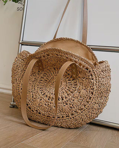 Tasche Handgeflochten Stroh