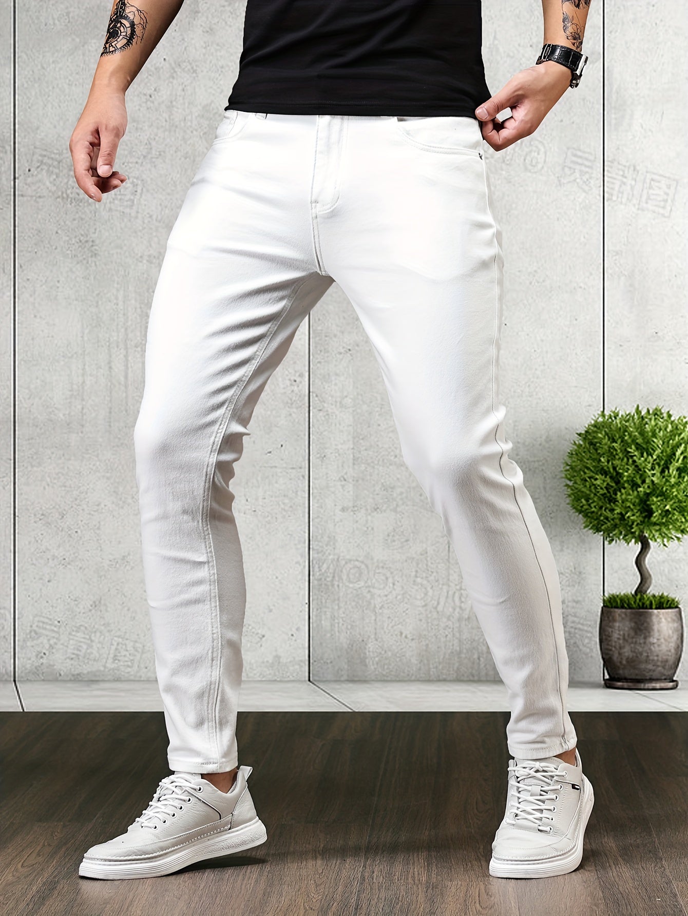 Yellow Slim Fit Jeans - Markus