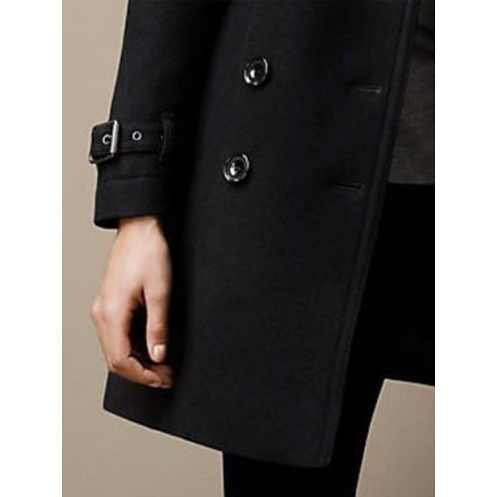 Double Breasted Coat for Women - Erika