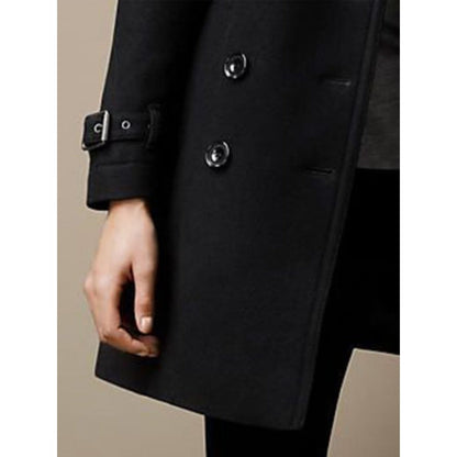 Double Breasted Coat for Women - Erika