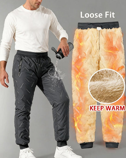 Herrenhose Warme Tasche Kordelzug