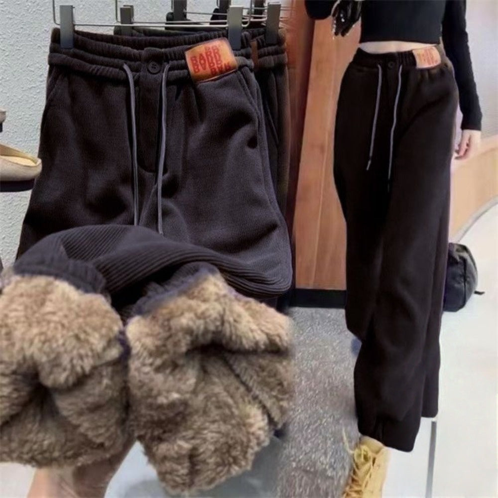 Fleece Lined Jogger Sweatpants for Women - Immacolata