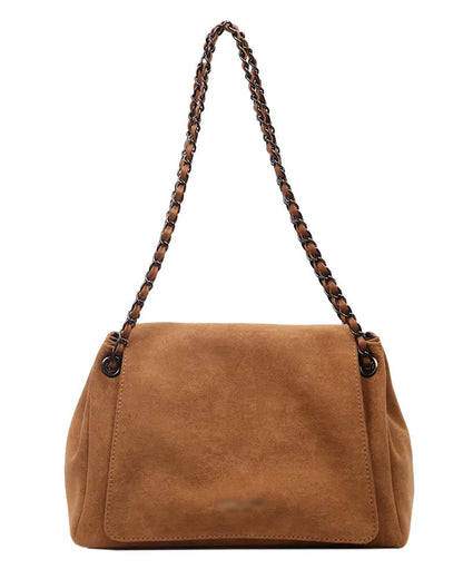 Tasche Einfach Wildleder Umhängetasche Schulter