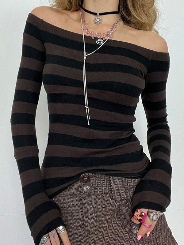 Tight Slimming Knitted Long Sleeve/Eng anliegendes, schlankmachendes Strick-Langarmshirt