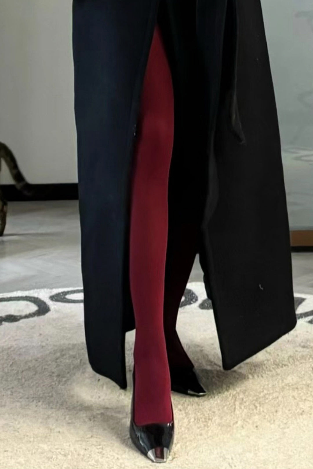 Mehrfarbige Y2k Strumpfhosen