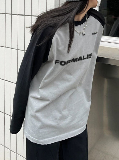 Vintage Striped Street Loose Sweatshirts