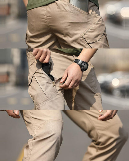 Hose Herren Taktische Cargohose, Multi-Tasche Atmungsaktiv Langlebig Arbeit Wandern