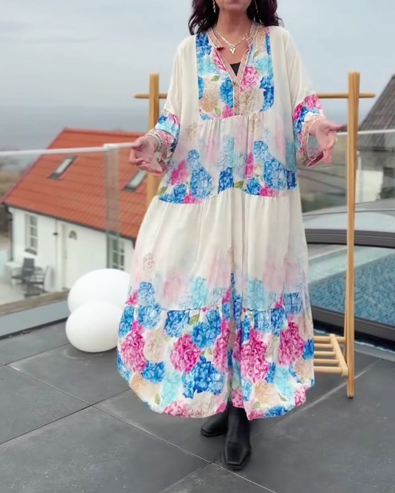 Kleid Bohemian Urlaub Maxi