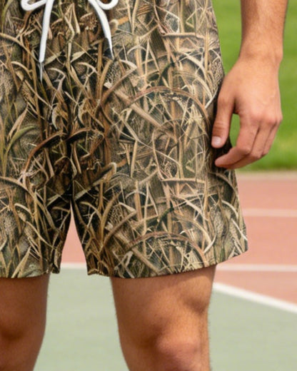 Knielange Shorts Mit Kordelzug – Lässig Bedruckt